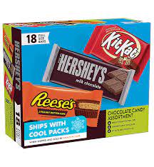 Chocolates KitKat+Hersheys+Reese`s