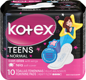 Kotex Teens Alas normal x 10