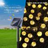 Set de 50 luces LED decorativas solares de 29 pies, 8 modos de iluminación