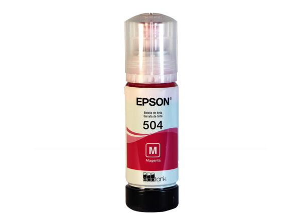 Epson T504 Magenta - Botella de Tinta