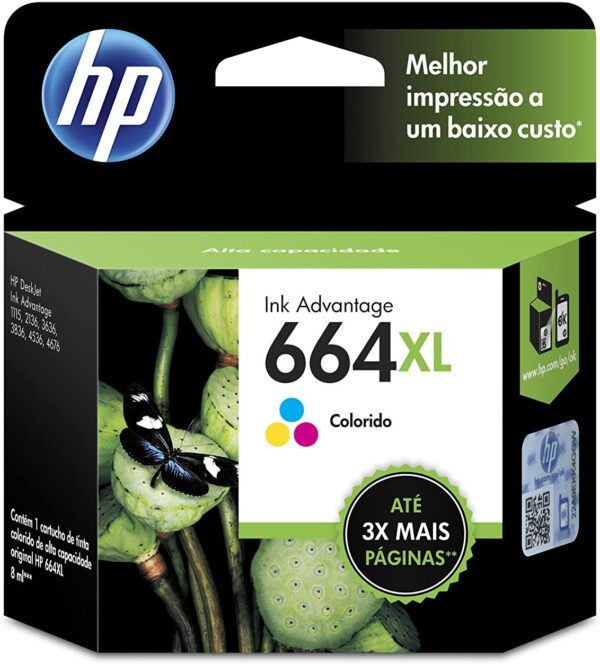 Tinta HP - Ink cartridge - Tricolor  664XL