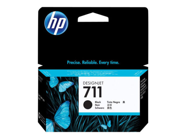 HP 711 - 80 ml - negro - original - cartucho de tinta