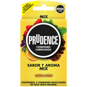 Condones  Prudence Sabor y Aroma Mix