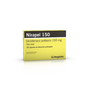 NIRAPEL (Diclofenaco potásico)150MG x unidad