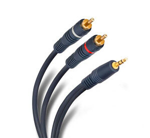 Cable plug 3,5 mm a 2 plug RCA de 1,8 m - STEREN