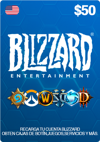 Blizzard Battle.net - Gift Card $50