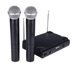 Sistema de 2 micrófonos inalámbricos VHF - STEREN