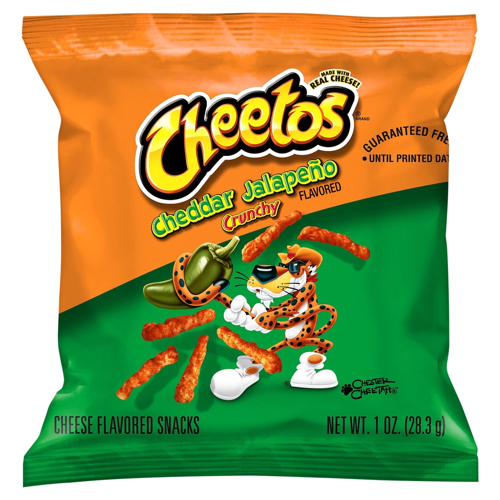 Cheetos cheddar jalapeños 28.3 g