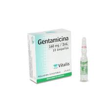 Gentamicina 160mg - 2ml inyectable vitalys