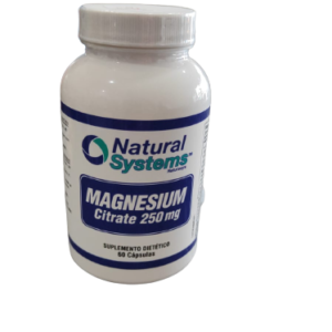 Magnesium citrate 250mg x 60 cápsulas