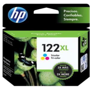 HP 122XL - 6 ml - Alto rendimiento - color (cian, magenta, amarillo) - original - cartucho de tinta