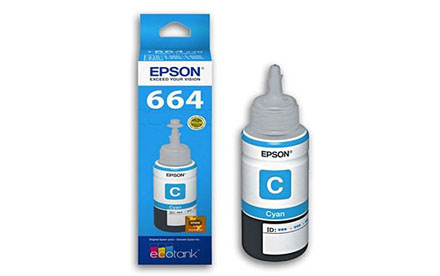 Epson T664 - Cian - original - recarga de tinta