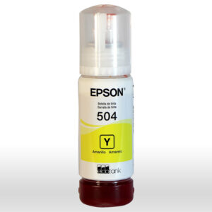 Epson T504 Amarillo - Botella de Tinta