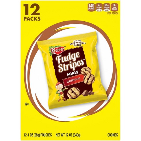Fudge stripes minis cookies
