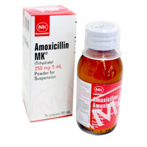 Amoxicilina 250mg/5ml MK suspención