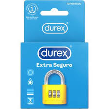 Durex Condones Extra Seguro x 3 unidades