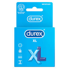 Durex condones XL x 3 unidades