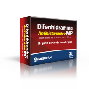 Difenhidramina 25MG X 1 capsula