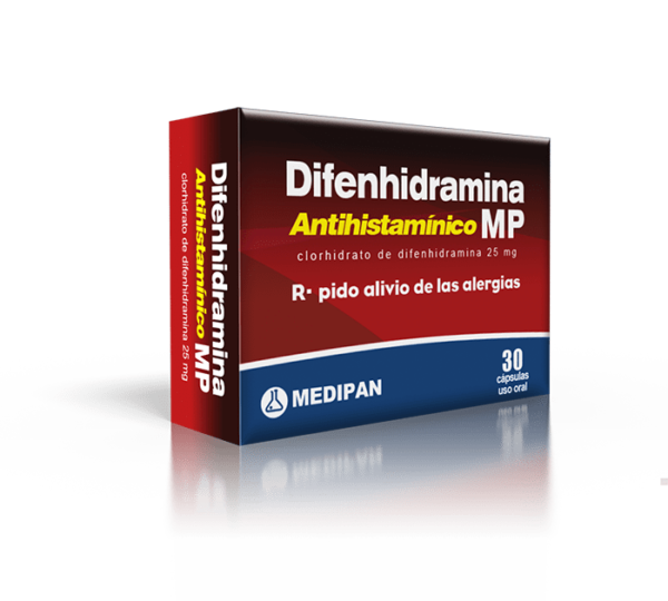 Difenhidramina 25MG X 1 capsula