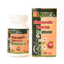 Combo Natura Manzanilla, Valeriana y Melatonina x frasco